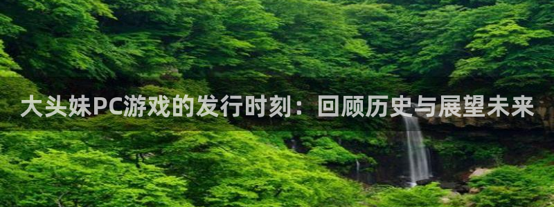 南京蓝图娱乐官网子电子商务有限公司：大头妹PC游戏的发行时刻：回顾历史与展望未来